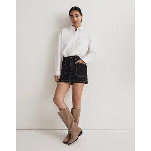 Madewell Tan Suede Knee-High Boots
